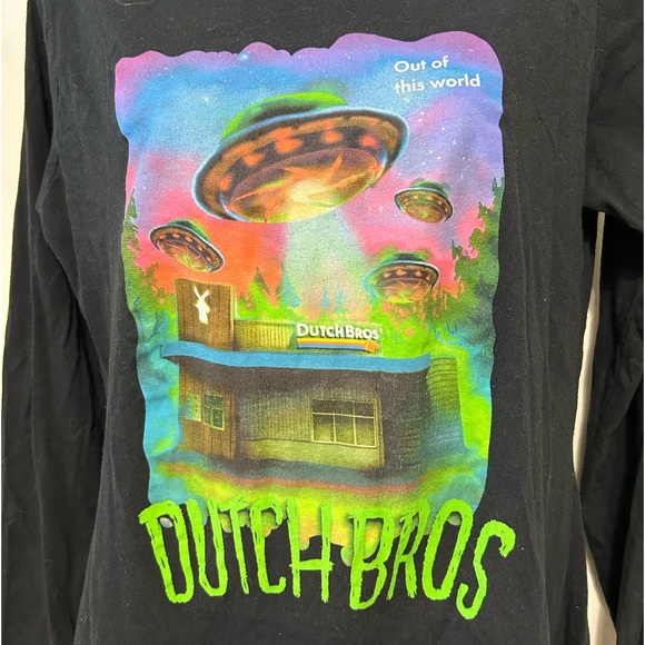 Dutch Bros Out of this World, long sleeve T-shirt, small unisex - Picture 2 of 5